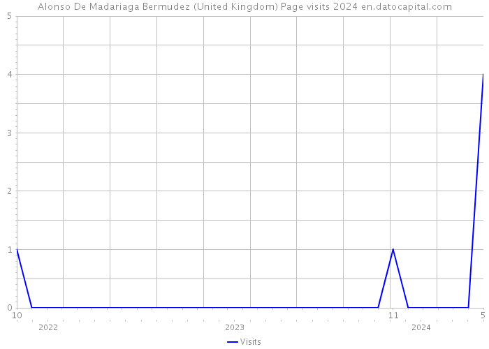 Alonso De Madariaga Bermudez (United Kingdom) Page visits 2024 