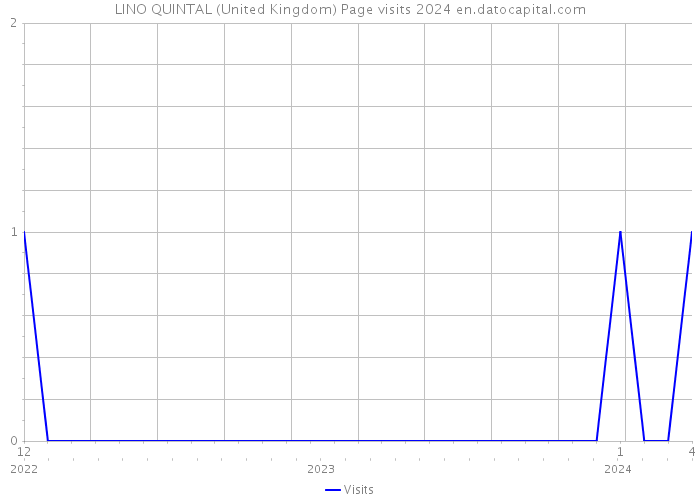 LINO QUINTAL (United Kingdom) Page visits 2024 