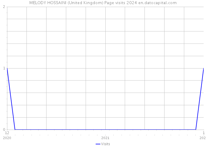 MELODY HOSSAINI (United Kingdom) Page visits 2024 
