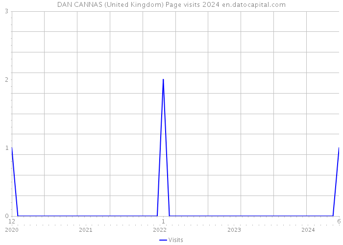 DAN CANNAS (United Kingdom) Page visits 2024 