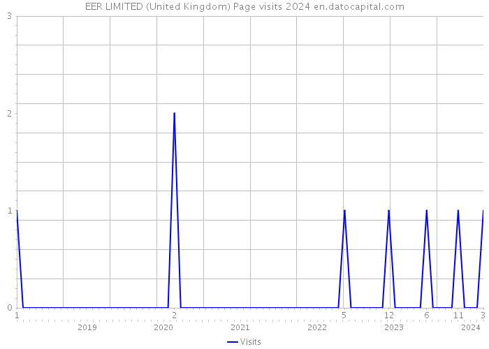EER LIMITED (United Kingdom) Page visits 2024 