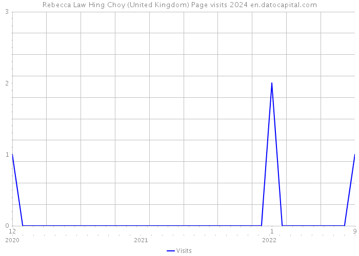 Rebecca Law Hing Choy (United Kingdom) Page visits 2024 