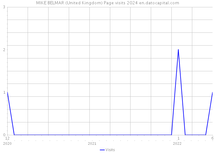 MIKE BELMAR (United Kingdom) Page visits 2024 