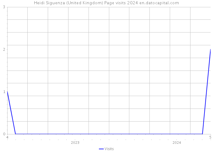 Heidi Siguenza (United Kingdom) Page visits 2024 