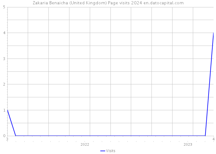 Zakaria Benaicha (United Kingdom) Page visits 2024 