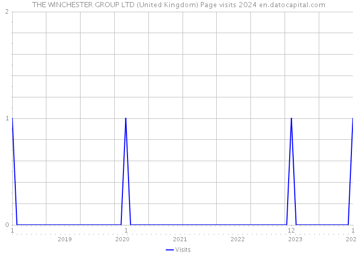 THE WINCHESTER GROUP LTD (United Kingdom) Page visits 2024 