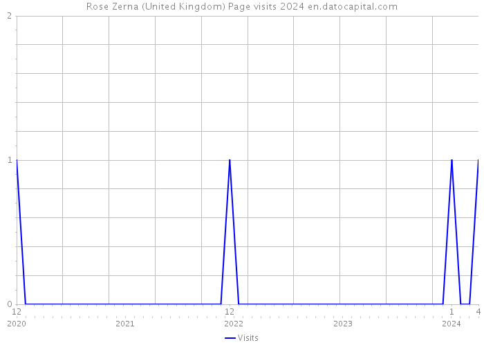 Rose Zerna (United Kingdom) Page visits 2024 