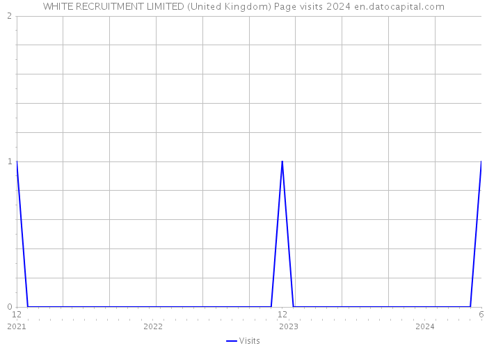 WHITE RECRUITMENT LIMITED (United Kingdom) Page visits 2024 