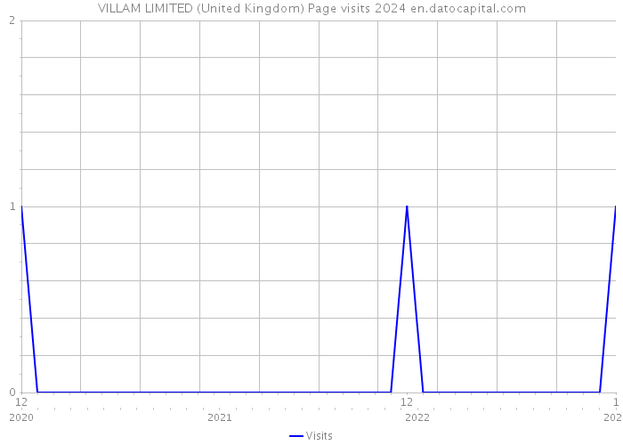 VILLAM LIMITED (United Kingdom) Page visits 2024 