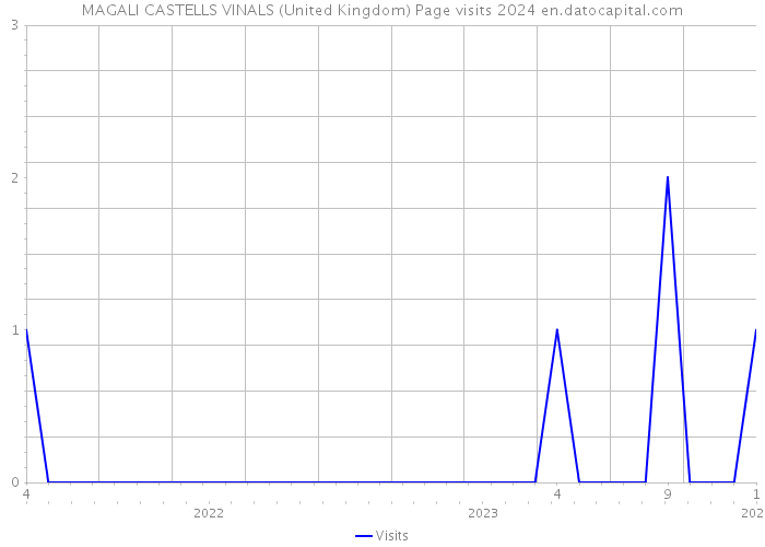 MAGALI CASTELLS VINALS (United Kingdom) Page visits 2024 