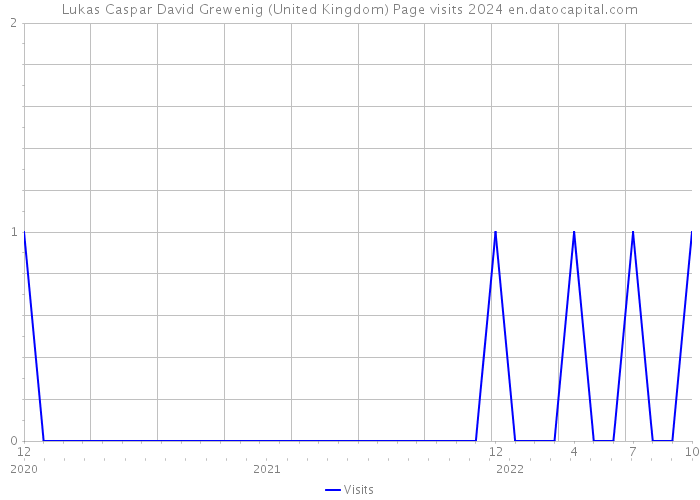 Lukas Caspar David Grewenig (United Kingdom) Page visits 2024 