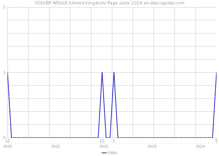 VOLKER WOLKE (United Kingdom) Page visits 2024 