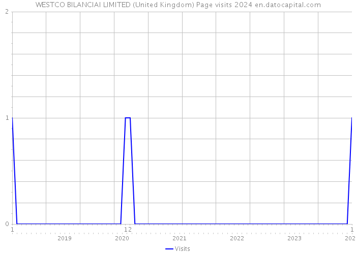WESTCO BILANCIAI LIMITED (United Kingdom) Page visits 2024 
