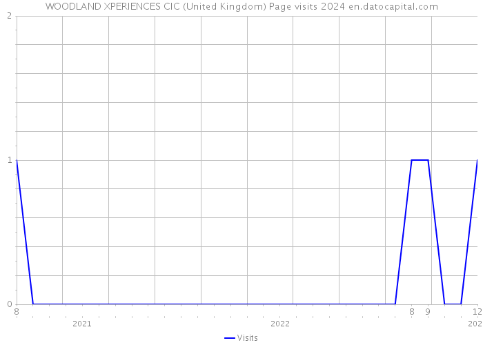 WOODLAND XPERIENCES CIC (United Kingdom) Page visits 2024 