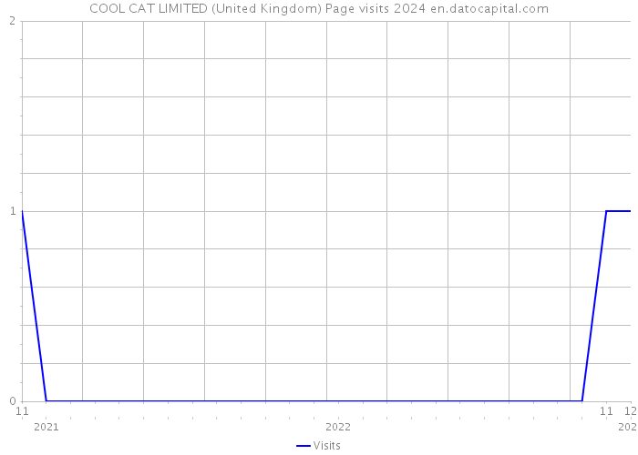 COOL CAT LIMITED (United Kingdom) Page visits 2024 