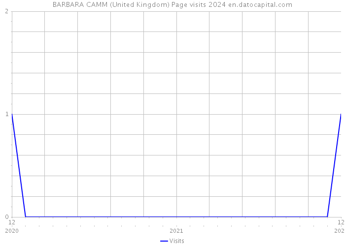 BARBARA CAMM (United Kingdom) Page visits 2024 