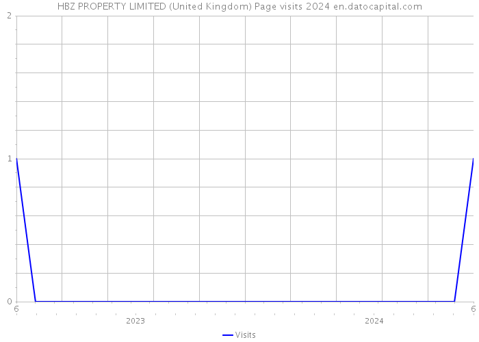 HBZ PROPERTY LIMITED (United Kingdom) Page visits 2024 