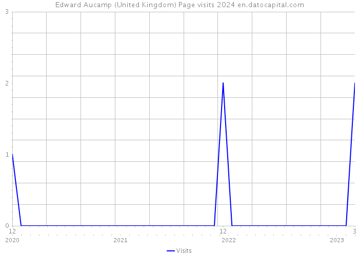 Edward Aucamp (United Kingdom) Page visits 2024 