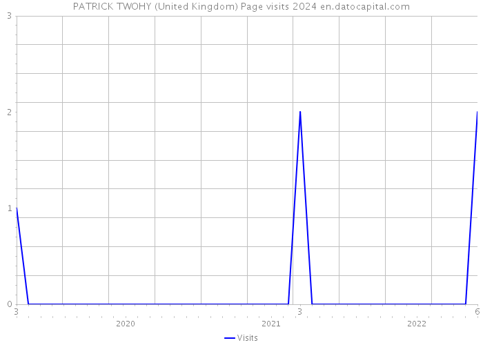PATRICK TWOHY (United Kingdom) Page visits 2024 