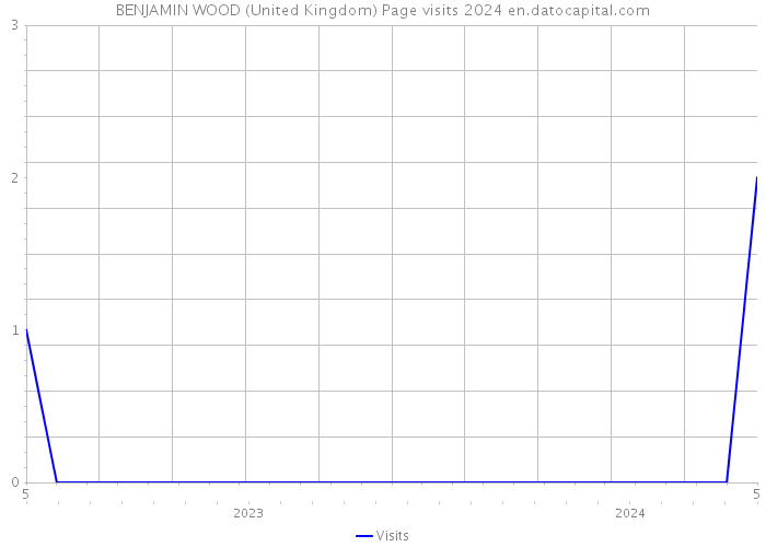 BENJAMIN WOOD (United Kingdom) Page visits 2024 