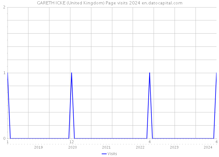 GARETH ICKE (United Kingdom) Page visits 2024 