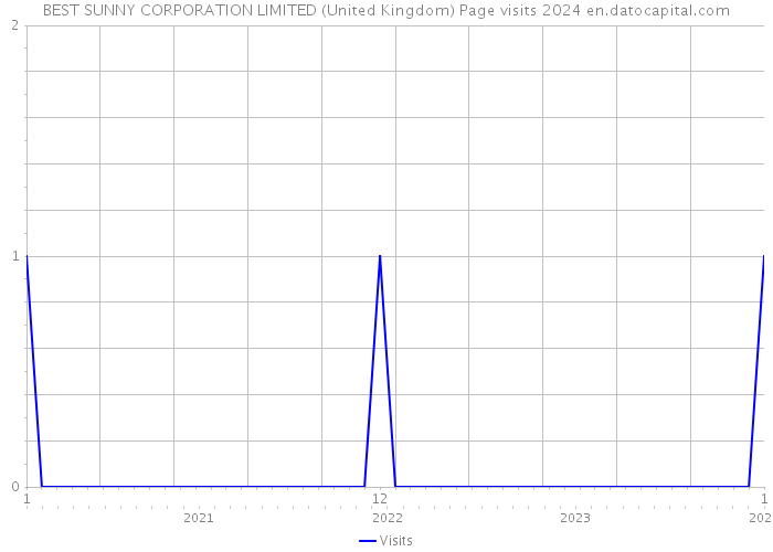 BEST SUNNY CORPORATION LIMITED (United Kingdom) Page visits 2024 