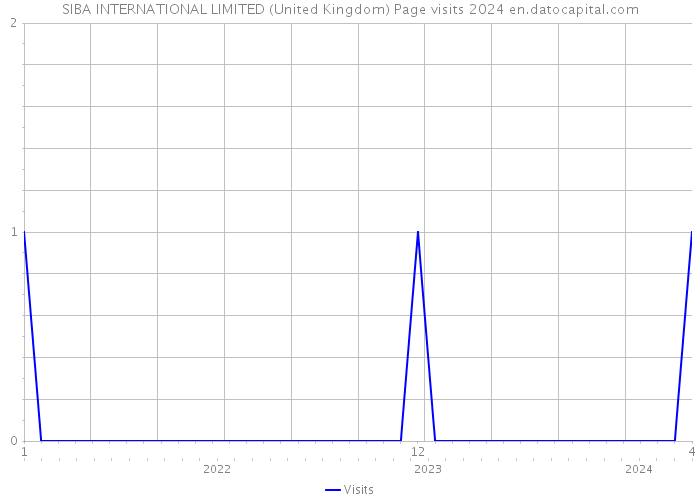 SIBA INTERNATIONAL LIMITED (United Kingdom) Page visits 2024 
