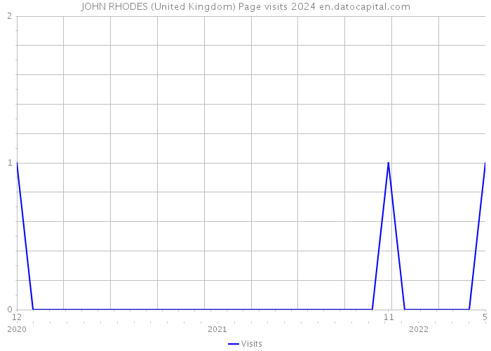 JOHN RHODES (United Kingdom) Page visits 2024 