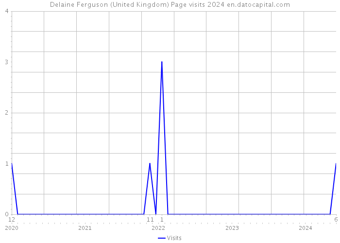 Delaine Ferguson (United Kingdom) Page visits 2024 