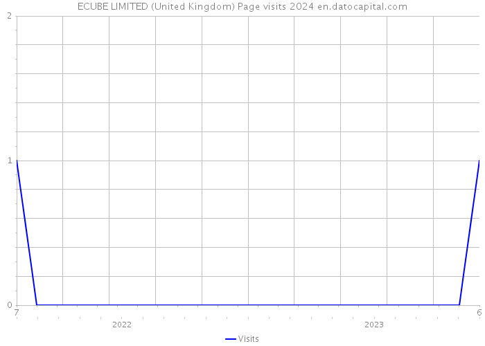 ECUBE LIMITED (United Kingdom) Page visits 2024 