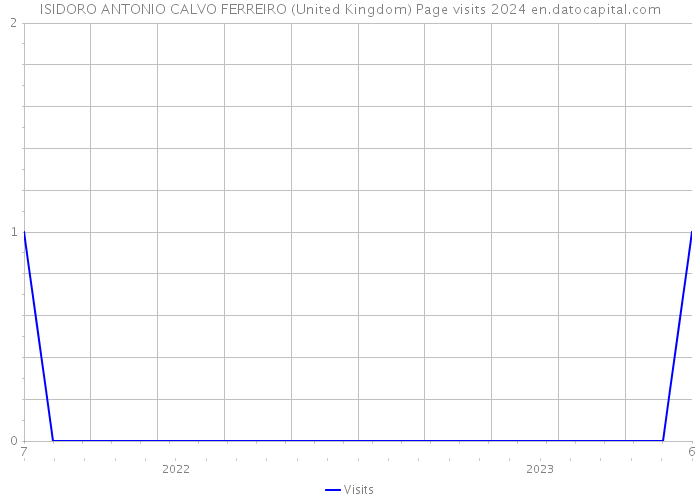 ISIDORO ANTONIO CALVO FERREIRO (United Kingdom) Page visits 2024 