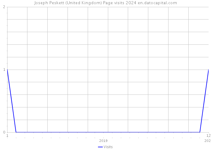 Joseph Peskett (United Kingdom) Page visits 2024 