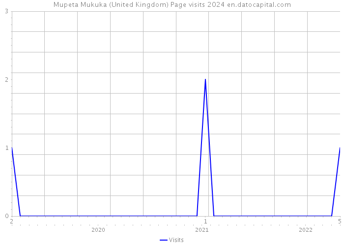 Mupeta Mukuka (United Kingdom) Page visits 2024 
