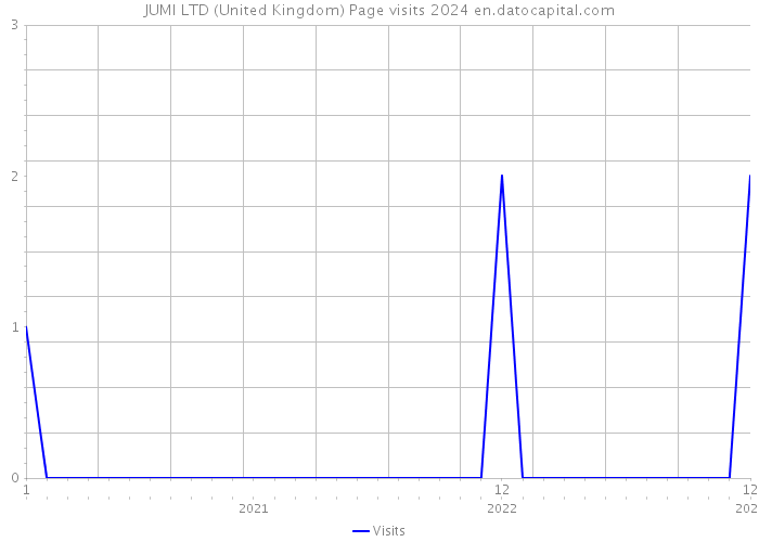 JUMI LTD (United Kingdom) Page visits 2024 
