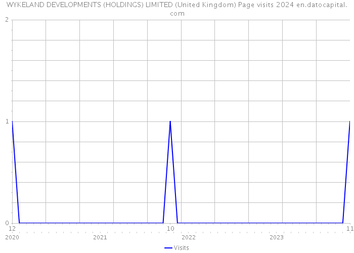 WYKELAND DEVELOPMENTS (HOLDINGS) LIMITED (United Kingdom) Page visits 2024 