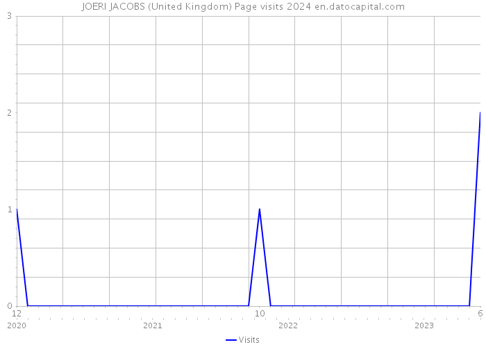 JOERI JACOBS (United Kingdom) Page visits 2024 