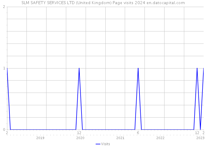 SLM SAFETY SERVICES LTD (United Kingdom) Page visits 2024 
