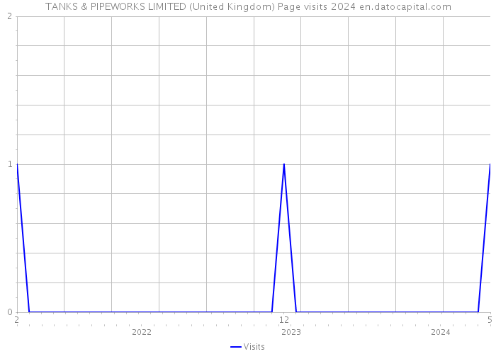 TANKS & PIPEWORKS LIMITED (United Kingdom) Page visits 2024 