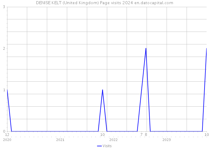 DENISE KELT (United Kingdom) Page visits 2024 