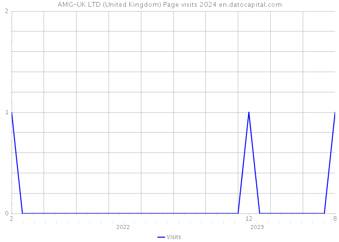 AMG-UK LTD (United Kingdom) Page visits 2024 
