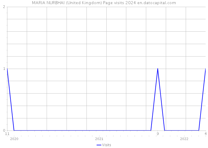 MARIA NURBHAI (United Kingdom) Page visits 2024 