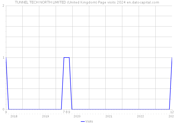 TUNNEL TECH NORTH LIMITED (United Kingdom) Page visits 2024 