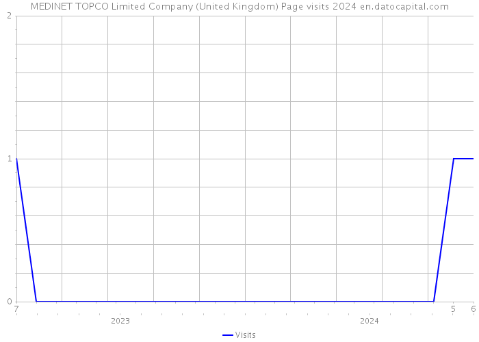 MEDINET TOPCO Limited Company (United Kingdom) Page visits 2024 