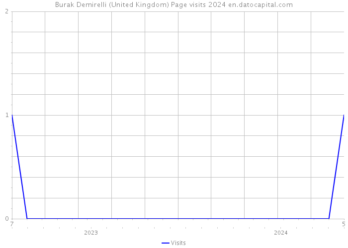 Burak Demirelli (United Kingdom) Page visits 2024 