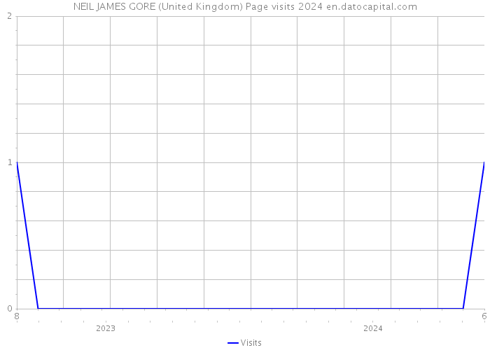 NEIL JAMES GORE (United Kingdom) Page visits 2024 