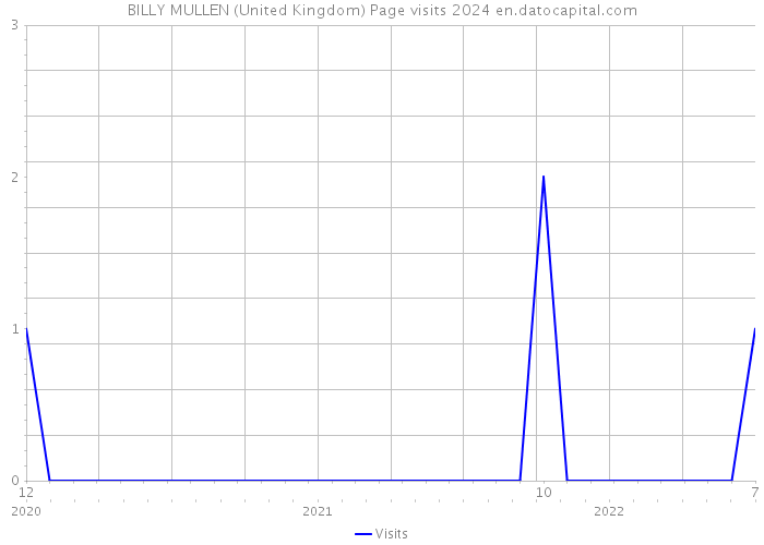 BILLY MULLEN (United Kingdom) Page visits 2024 