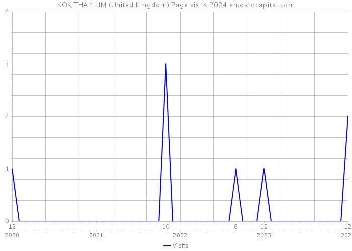 KOK THAY LIM (United Kingdom) Page visits 2024 
