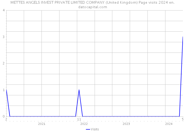 METTES ANGELS INVEST PRIVATE LIMITED COMPANY (United Kingdom) Page visits 2024 