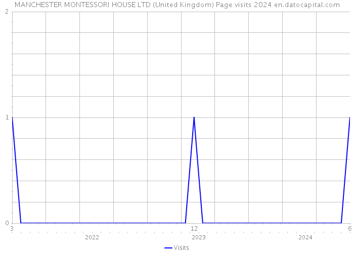 MANCHESTER MONTESSORI HOUSE LTD (United Kingdom) Page visits 2024 