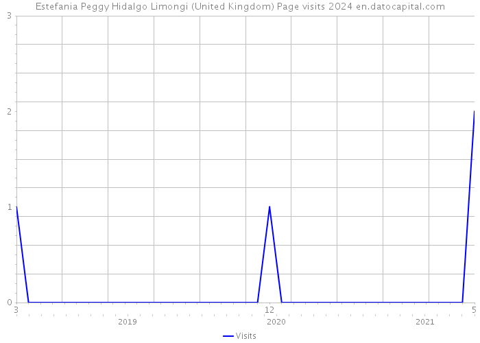 Estefania Peggy Hidalgo Limongi (United Kingdom) Page visits 2024 